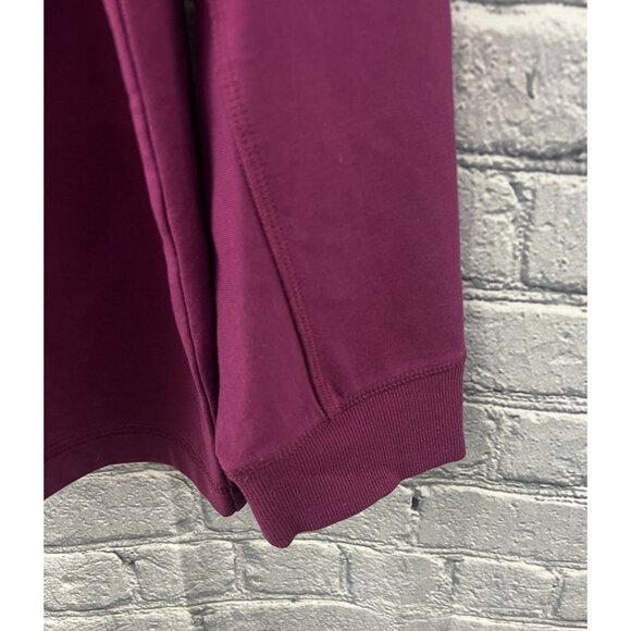 J. Jill FIT French Terry Pullover Top Burgundy Plum Womens Size 2X NWT - Picture 7 of 7